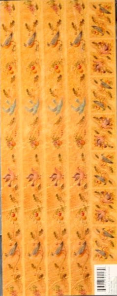 K & Company Brenda Walton Toscana Bird Borders & Corners Embossed Stickers - SCRAPBOOKFARE