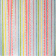K & Company Tim Coffey 12 x 12 Blue Roses Stripe Printed Flat Scrapbook Paper - SCRAPBOOKFARE