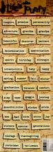 K & Company Life's Journey Words On Paper Strips Embossed Stickers - SCRAPBOOKFARE