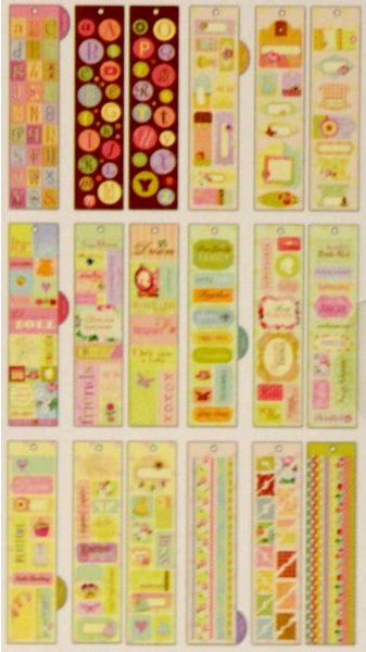 K & Company Brenda Walton Dollhouse Stickers To Go Pack - SCRAPBOOKFARE