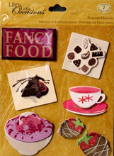K & Company Life's Little Occasions Fancy Food Sticker Medley Dimensional Stickers - SCRAPBOOKFARE