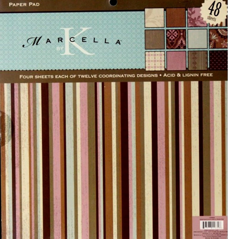 K & Company Marcella K Anastasia's Attic 12 x 12 Paper Pad - SCRAPBOOKFARE