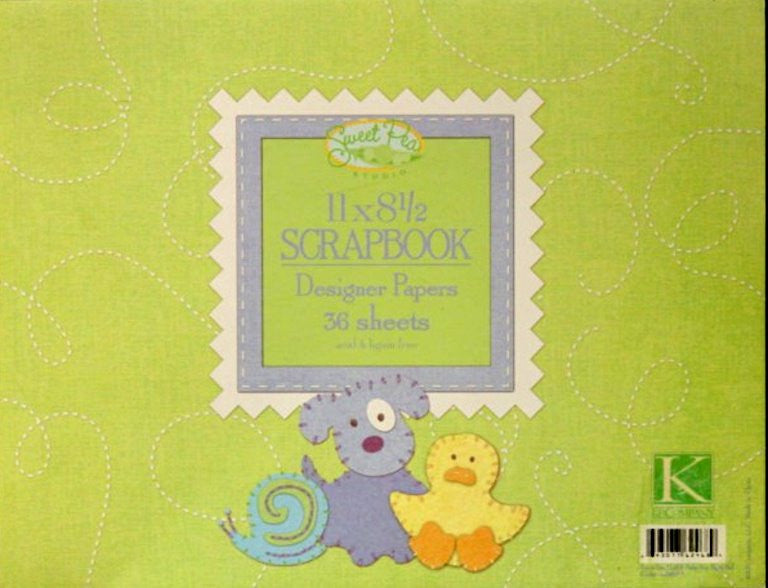 K & Company Sweet Pea 11 x 8.50 Designer Paper Pad - SCRAPBOOKFARE