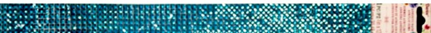 Darice Adhesive Back Acrylic Sapphire Gems Embellishment Strip - SCRAPBOOKFARE