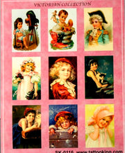 Stickerking Victorian Children Collection Scrapbook Stickers