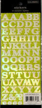 Colorbok White Metallic Foil Alphabet Stickers - SCRAPBOOKFARE