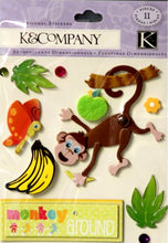 K & Company Monkey Around Dimensional Stickers - SCRAPBOOKFARE