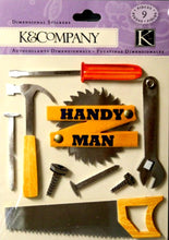 K & Company Handy Man Dimensional Stickers - SCRAPBOOKFARE