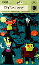 K & Company Jen Yanok Halloween Character Grand Adhesions Dimensional Stickers - SCRAPBOOKFARE