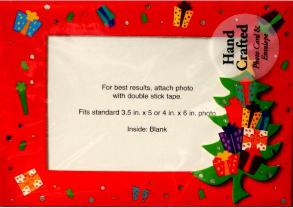 Imagica Hand Crafted Photo Card & Envelope Christmas Greeting Cards - SCRAPBOOKFARE