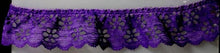 Purple Flowers Lace Embellishment - SCRAPBOOKFARE