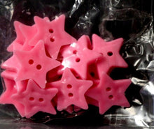 Stars Shaped Baby Pink Buttons Embellishments