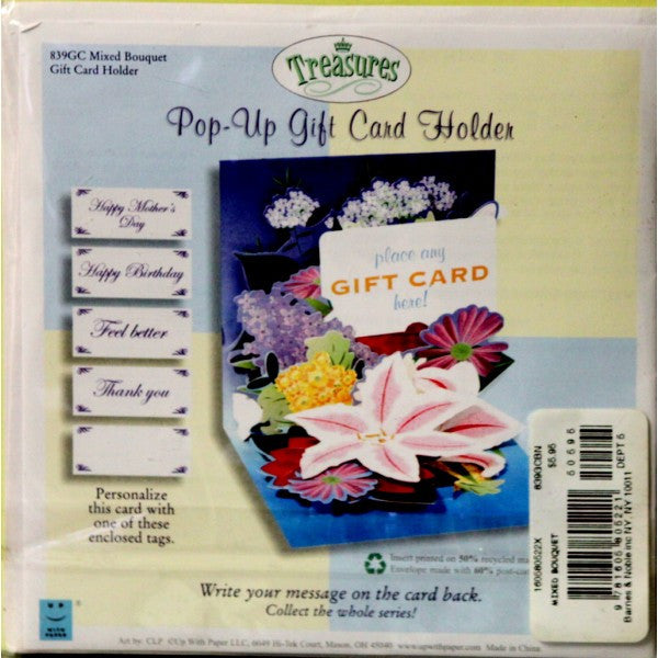 Treasures Pop-Up Any/All Occasions Greeting Card