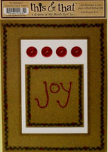 My Mind's Eye This & That In Stitches Christmas Vine Die-cut Frame & Embellishments - SCRAPBOOKFARE