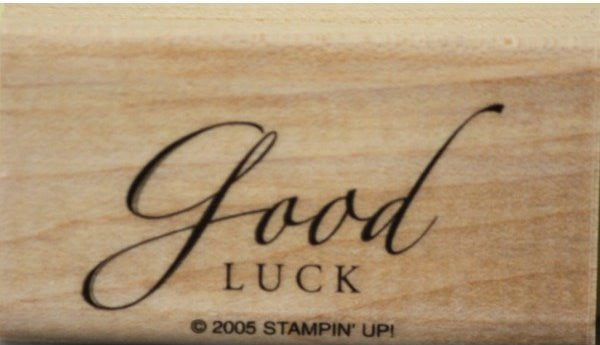 Stampin' Up! Good Luck Mounted Rubber Stamp - SCRAPBOOKFARE