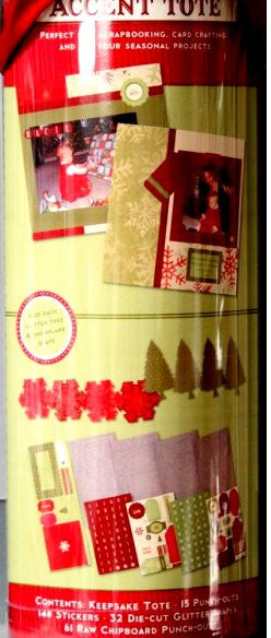 Colorbok Limited Edition Christmas Accent Tote - SCRAPBOOKFARE