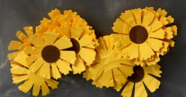 Handmade Daisies Embossed Flowers Embellishments - SCRAPBOOKFARE