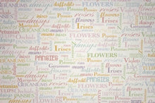 Scrapbook Paper 12 x 12 Words & Sentiments Theme Scrapbook Paper - SCRAPBOOKFARE