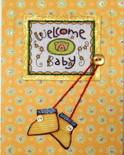 Scrapbookfare Welcome Baby Handmade Dimensional Greeting Card
