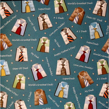 Happy Father's Day Themed 12 x 12  Flat Scrapbook Paper - SCRAPBOOKFARE