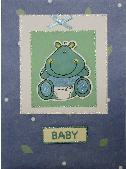 Scrapbookfare Baby Handmade Dimensional Greeting Card - SCRAPBOOKFARE