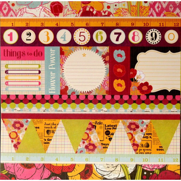 DCWV Journal Boxes & Borders Cardstock Die-Cut Cut-Outs - SCRAPBOOKFARE