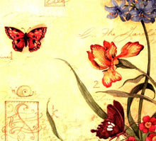 K & Company 12 x 12 Susan Winget Botanical Collection Flowers & Butterflies Flat Scrapbook Paper - SCRAPBOOKFARE