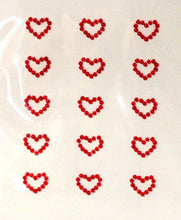 Special Moments Red Heart Gem Embellishments Stickers
