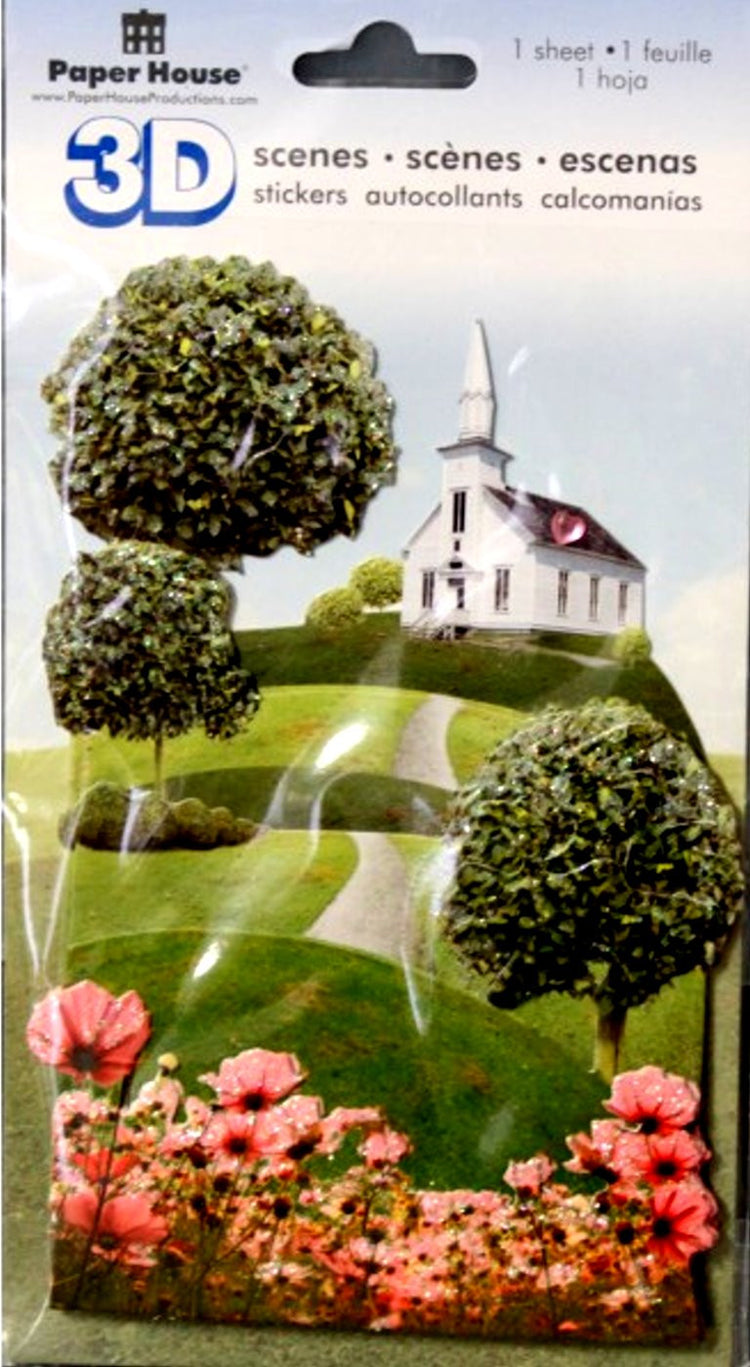 Paper House Religious Scenes Dimensional 3 D Stickers - SCRAPBOOKFARE