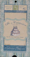 Melissa Frances It's A Celebration Ticket Book Embellishments - SCRAPBOOKFARE