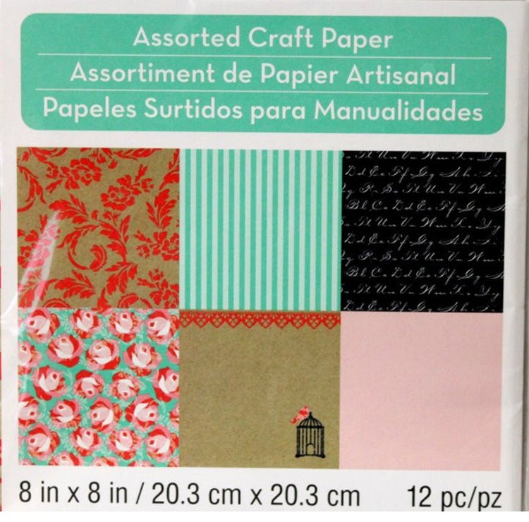 Melodies & Lace Assorted Collection #2  8 x 8 Craft Scrapbook papers - SCRAPBOOKFARE