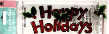 EK Success Jolee's Boutique Happy Holidays Dimensional 3 D Title Stickers - SCRAPBOOKFARE
