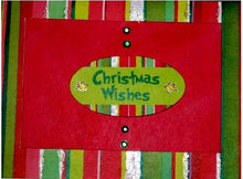 Scrapbookfare Christmas Wishes Handmade Dimensional Greeting Card