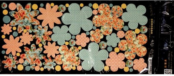 Graphic 45 Double-sided Secret Garden Flowers Collection Die-cut Punch-Out Embellishments - SCRAPBOOKFARE
