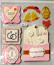 Sticker King Wedding Day Dimensional Handmade Sticker Embellishments