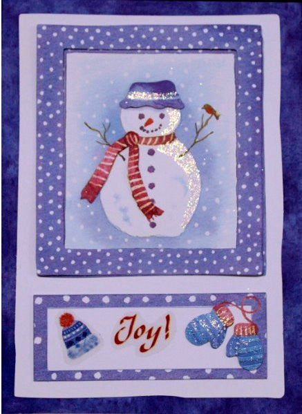 Scrapbookfare Handmade Dimensional Christmas Greeting Card