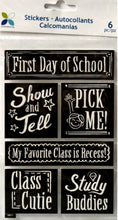 Momenta Foam Dimensional School Days Stickers - SCRAPBOOKFARE