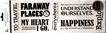 Momenta Travel Sentiments Flat Stickers - SCRAPBOOKFARE