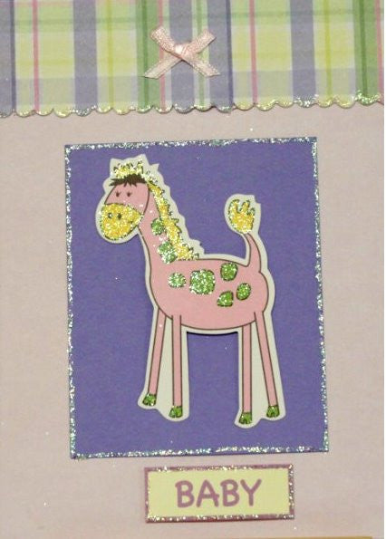 Scrapbookfare Baby Handmade Dimensional Greeting Card - SCRAPBOOKFARE