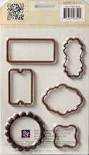 Prima Metal Lady Bird Decorative Frames Embellishments Set - SCRAPBOOKFARE