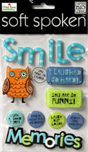 Me & My Big Ideas Soft Spoken Smile Dimensional & Epoxy Stickers - SCRAPBOOKFARE