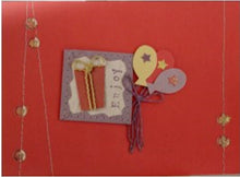 Scrapbookfare Birthday Enjoy Handmade Dimensional Greeting Card - SCRAPBOOKFARE