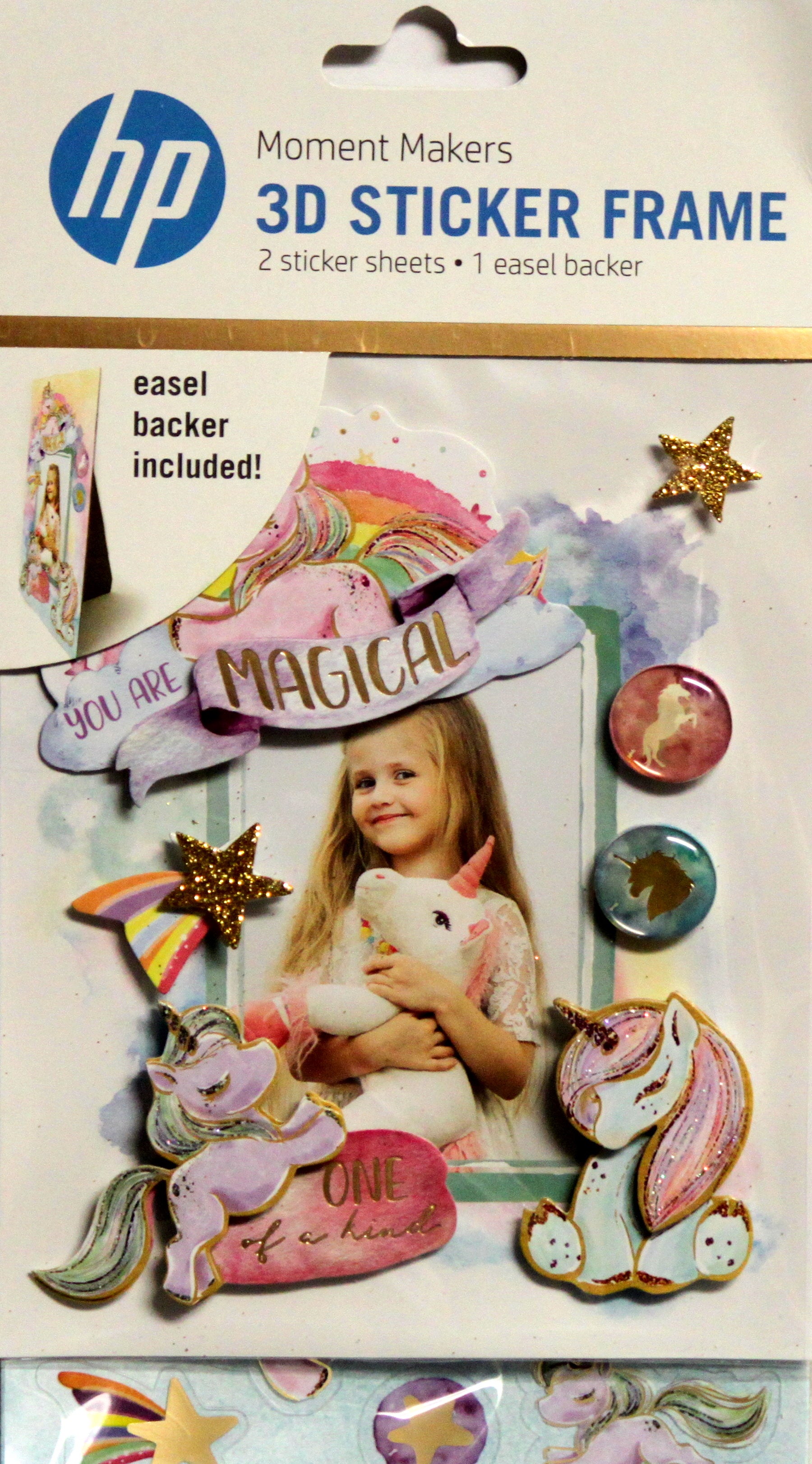 HP Moment Makers 3D You Are Magical Sticker Frame/Easel Kit