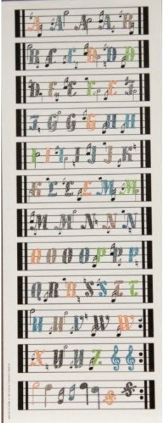 Glittered Alphabet Scrapbook Stickers - SCRAPBOOKFARE