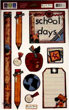 We R Memory Keepers School Days Embossed Cardstock Stickers