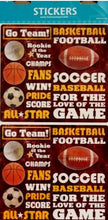 Frances Meyer Inc. Sports Scrapbook Stickers - SCRAPBOOKFARE