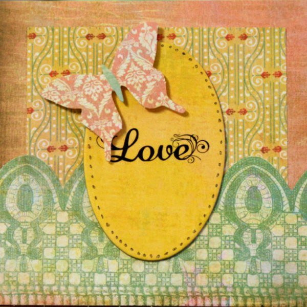 Scrapbookfare Love Handmade Dimensional Greeting Card