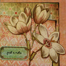 Scrapbookfare Just A Note Handmade Dimensional Greeting Card