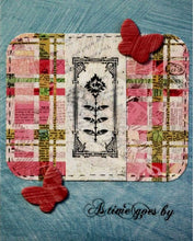 Scrapbookfare As Time Goes By Handmade Dimensional Greeting Card - SCRAPBOOKFARE