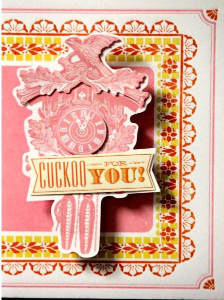 Scrapbookfare Valentine's Day Handmade Dimensional Greeting Card